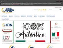 Tablet Screenshot of italcamara-es.com